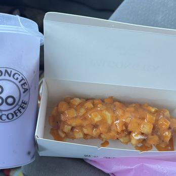 Palgong Tea - Taro Milk Tea and Potato Corn dog with spicy mayo - Coffee & Tea Near Me - Ann Arbor, Michigan Palgong Tea - Taro Milk Tea and Potato Corn dog with spicy mayo - Coffee & Tea Near Me - Ann Arbor, Michigan