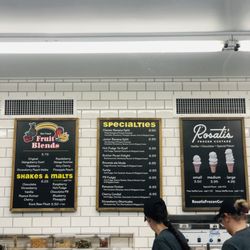Rosati's Frozen Custard - Menu 2024