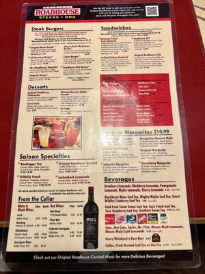 Menu photo 1 Original Roadhouse Grill Victorville, CA Menu photo 1 Original Roadhouse Grill Victorville, CA