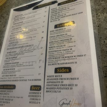 GuestHouse Restaurant & Bar - Menu - Sports Bars Near Me - Brooklyn, New York