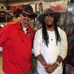 Rebel Rags - Never know who you might see while shopping at Rebel Rags, Dexter McCluster of the Titans & former Ole Miss receiver