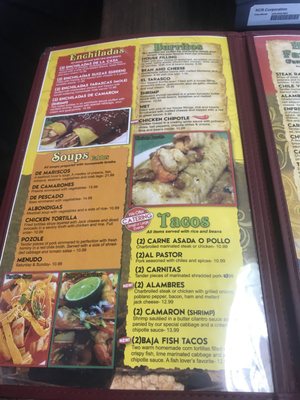 Menu photo 5 El Tarasco Restaurant Hanford, CA