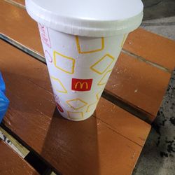 McDonald's - Coke  - with a paper straw