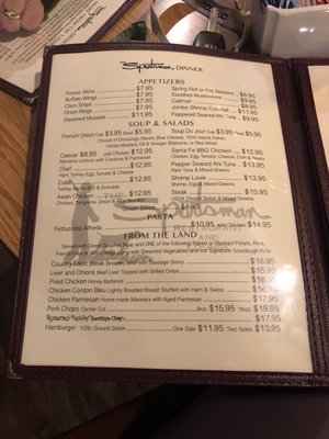 Menu photo 8 The Sportsman Restaurant Camarillo, CA