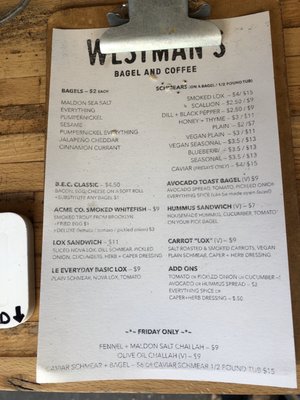 Menu photo 5 Westman's Bagel & Coffee Seattle, WA Menu photo 5 Westman's Bagel & Coffee Seattle, WA