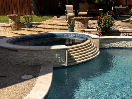 Remodels & Feature Additions - At Handcrafted Pools we aim to not only design your dream pool, but also make your backyard oasis a reality. Whether you are looking for a feature addition or a complete remodel, our experienced staff will exceed your expectations.