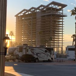 Las Vegas KOA at Sam's Town - Construction/Demolition site next to campground