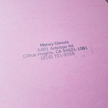 Honey Donuts - The box - Donuts Near Me - Citrus Heights, California