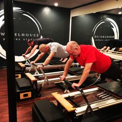 Wheelhouse Pilates Studio - Men's Reformer Pilates class!