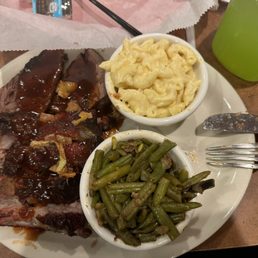 The Sampler- 2 Meats - rib tips & beef brisket The Sampler- 2 Meats - rib tips & beef brisket