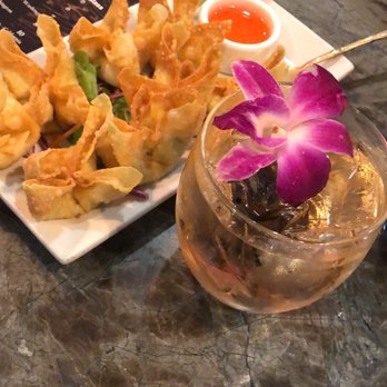Nicky's Thai Kitchen - Crab Rangoon and Peach Sangria - Thai Near Me - Pittsburgh, Pennsylvania Nicky's Thai Kitchen - Crab Rangoon and Peach Sangria - Thai Near Me - Pittsburgh, Pennsylvania