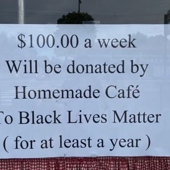Homemade Cafe - Putting their dollars toward the cause #BLM #berkeley - American Near Me - Berkeley, California Homemade Cafe - Putting their dollars toward the cause #BLM #berkeley - American Near Me - Berkeley, California