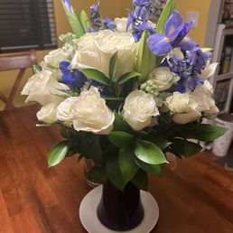 A winning bouquet.