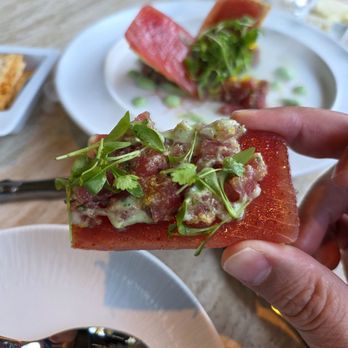 BOA Steakhouse - Ahi Tuna Tartare bite - Bars Near Me - Napa, California BOA Steakhouse - Ahi Tuna Tartare bite - Bars Near Me - Napa, California