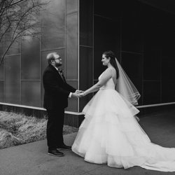 Effie's Bridal Trunk - Wedding dress in action!