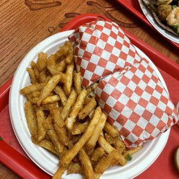 Torta Doble with French Fries Torta Doble with French Fries