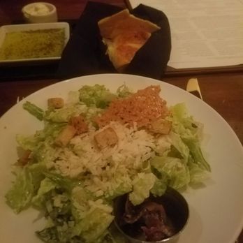 Bugatti's Steak & Pasta - Caesar wuth a side of anchovies - Steakhouses Near Me - St. Charles, Missouri