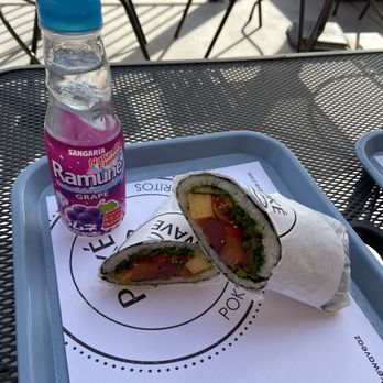 Poke Wave - 1st Burrito on the menu (can't remember the name) - Poke Near Me - Tempe, Arizona