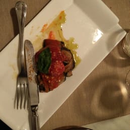 Antipasti; aubergine, zucchini and tomato Antipasti; aubergine, zucchini and tomato
