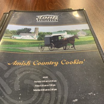 Lantz's Restaurant - Menu Cover - American Near Me - Laurel, Maryland