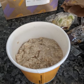 McDonald's - This is not what a creamy oatmeal looks like it was dryer than dry. - Fast Food Near Me - Sun City, California McDonald's - This is not what a creamy oatmeal looks like it was dryer than dry. - Fast Food Near Me - Sun City, California