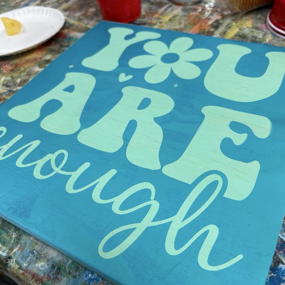 Courage and Grace - Wood paint shelf sitter project - Specialty Schools Near Me - O'Fallon, Illinois Courage and Grace - Wood paint shelf sitter project - Specialty Schools Near Me - O'Fallon, Illinois