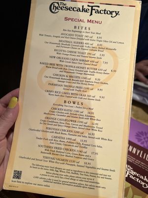 Menu photo 3 The Cheesecake Factory Orlando, FL