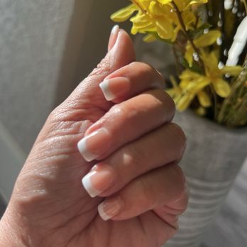 Luminous Nails & Spa - Pink & white Solar, Square tip - Makeup Artists Near Me - San Antonio, Texas Luminous Nails & Spa - Pink & white Solar, Square tip - Makeup Artists Near Me - San Antonio, Texas