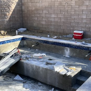 Blueline Pool Construction - Tile day - Pool & Hot Tub Service Near Me - Ontario, California