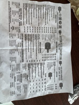 Menu photo 1 Affton Pizza Company Saint Louis, MO Menu photo 1 Affton Pizza Company Saint Louis, MO