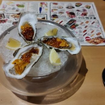 Izakaya Nana - Uni Oyster shots - Izakaya Near Me - Queens, New York Izakaya Nana - Uni Oyster shots - Izakaya Near Me - Queens, New York