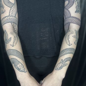 Hereditary Tattoo - Snake(s) by Katy Wiedemann - Tattoo Near Me - Wilmington, Delaware Hereditary Tattoo - Snake(s) by Katy Wiedemann - Tattoo Near Me - Wilmington, Delaware