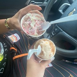 Blue Cherry Ice cream - Peach n raspberry road runner