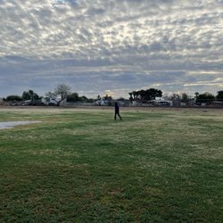 Coyote Ridge School - The main field of the school.