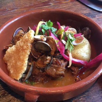 Terra Plata - Roast pig - a classic here! Tender fatty pork with clams! - New American Near Me - Seattle, Washington