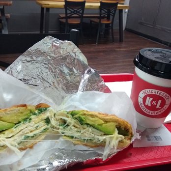 K & L Delicatessen - Yummy!  Avocado egg white on a croissant! - Sandwiches Near Me - Jackson Heights, New York