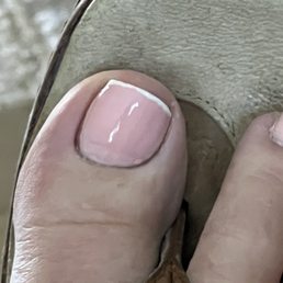My right big toe.
