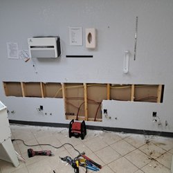 McDaniel Plumbing - Run new water lines down wall