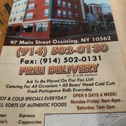 Village Deli and Cafe - Menu