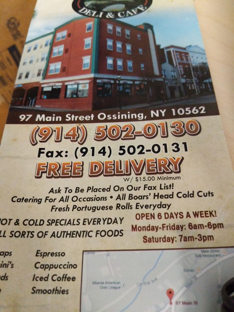 VILLAGE DELI AND CAFE Updated September 2024 97 Main St, Ossining