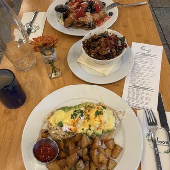 Bloom - Crab Benedict  Brussel sprouts  Croissant French Toast - American Near Me - Santa Clara, California