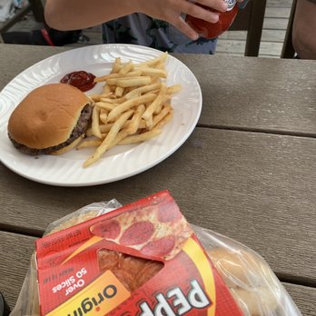 Harbor Reef Restaurant - Kids burger fries - American Near Me - Two Harbors, California