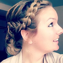 Fresh Salon & Spa - A fun braided updo by Anna!