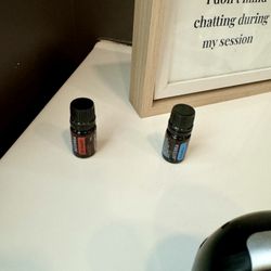 Megan was diffusing dōTERRA essential oils. Fabulous!