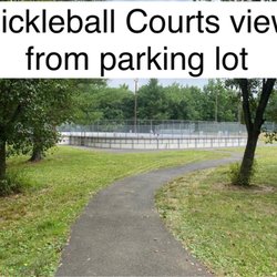 Manalapan Rec Center - Court view from parking lot