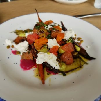 Ellie's - Roasted root vegetables with goat cheese. Nicely done. - Italian Near Me - Long Beach, California Ellie's - Roasted root vegetables with goat cheese. Nicely done. - Italian Near Me - Long Beach, California