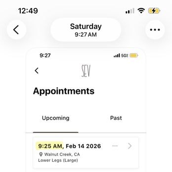 SEV Laser - Appointment time was changed without notification - Laser Hair Removal Near Me - Walnut Creek, California