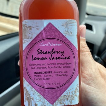 Sun's Kitchen - Strawberry Lemon Jasmine Tea incredible!! - Chinese Near Me - Charlotte, North Carolina Sun's Kitchen - Strawberry Lemon Jasmine Tea incredible!! - Chinese Near Me - Charlotte, North Carolina