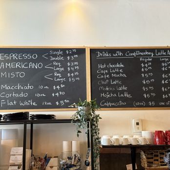 Himalayan Coffee House - Coffee menu it's tasty and the drawings they make with foam are superb - Coffee & Tea Near Me - Toronto, Ontario