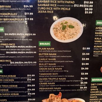 Bindaas Bar & Grill - Menu - Indian Near Me - Cumming, Georgia